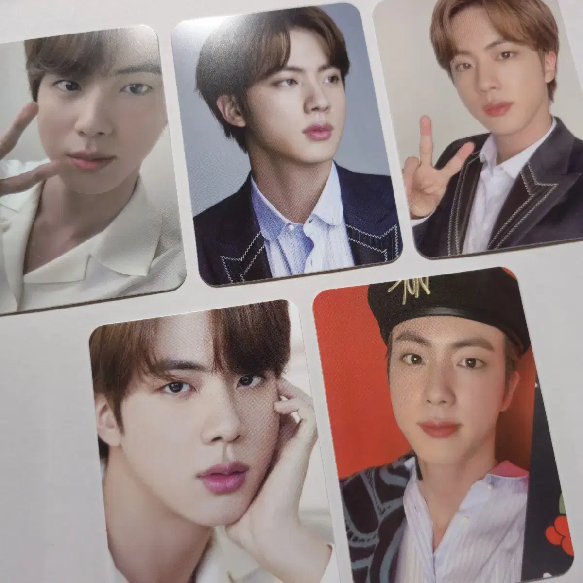 (5장 일괄) 방탄 BTS 디아이콘 석진 PVC 포카