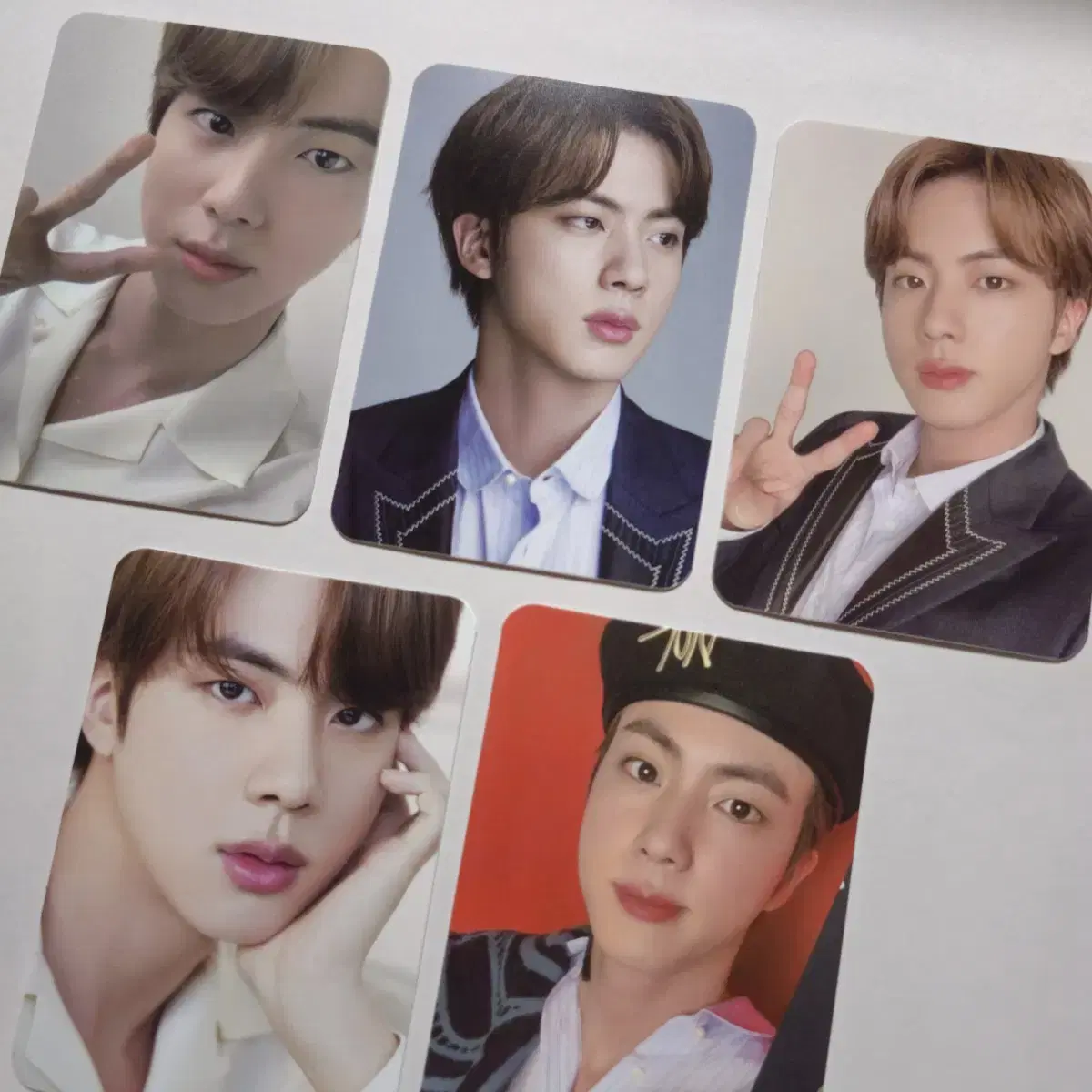 (5장 일괄) 방탄 BTS 디아이콘 석진 PVC 포카