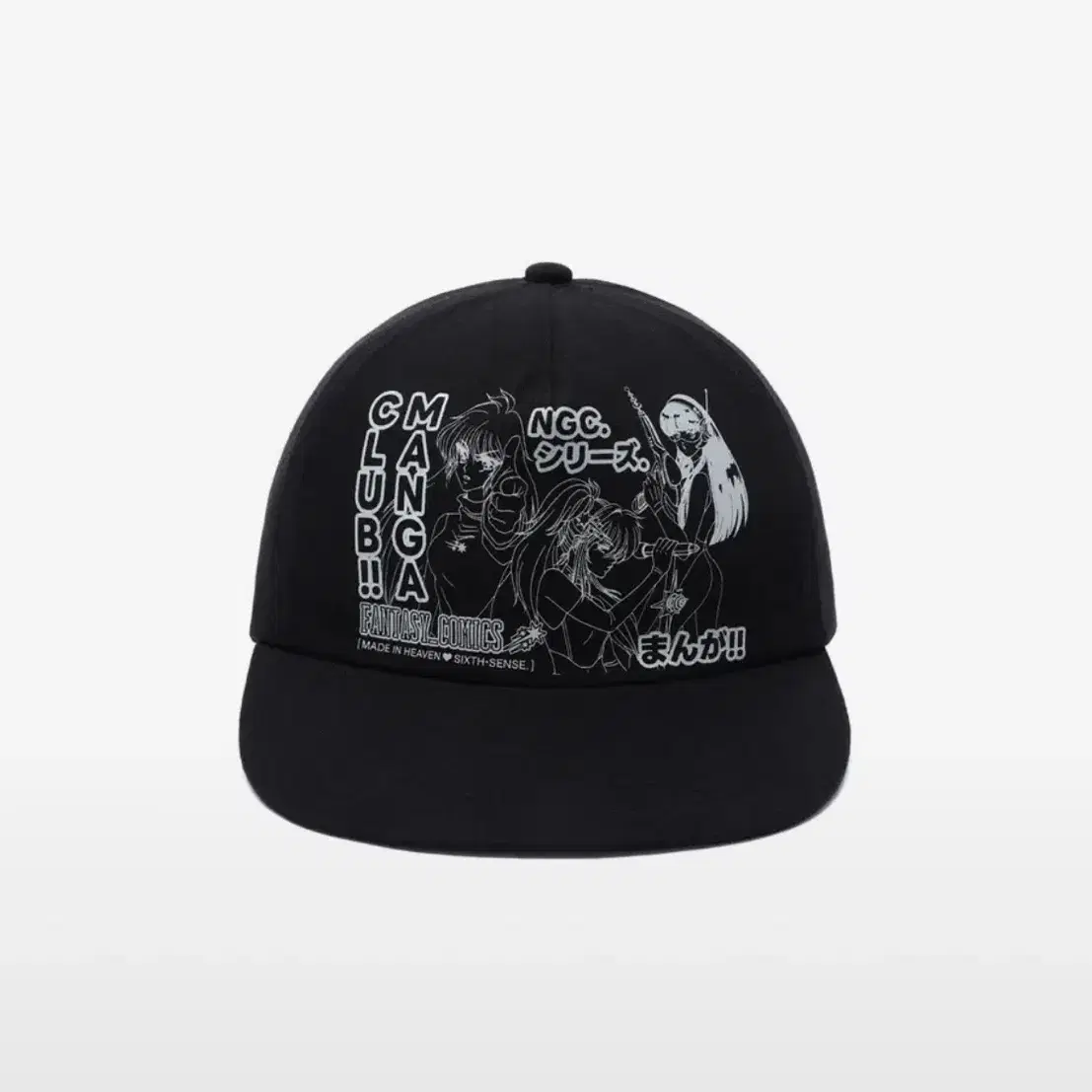 나이스고스트클럽 MANGACLUB GIRLS CAP_BLACK