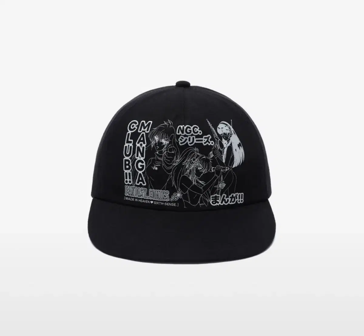 나이스고스트클럽 MANGACLUB GIRLS CAP_BLACK