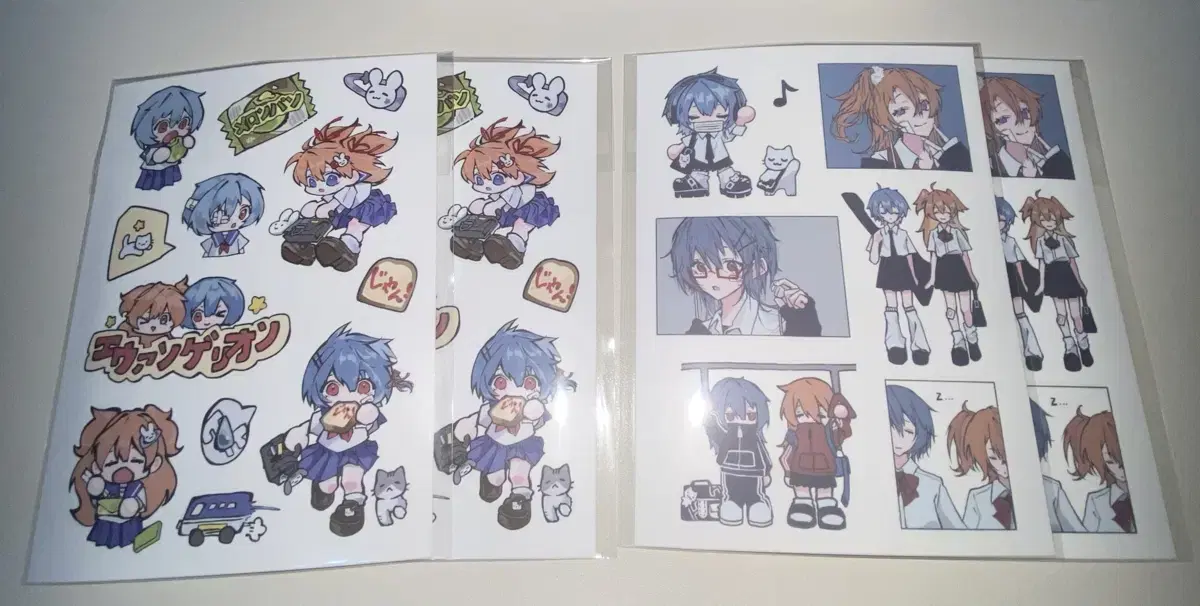 i7님 통판 evangelion lay asuka unofficial goods sticker