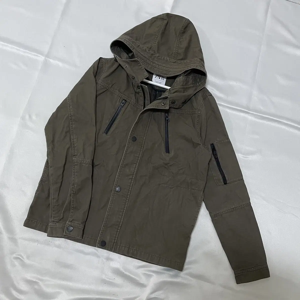 [S] Zara Cotton Hooded Jacket 만원샵