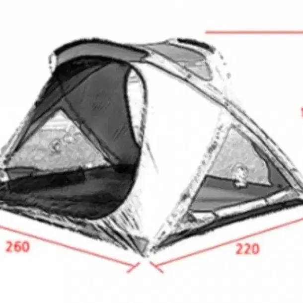 위오메쉬스크린2룸텐트 및 위오쉐이드돔260