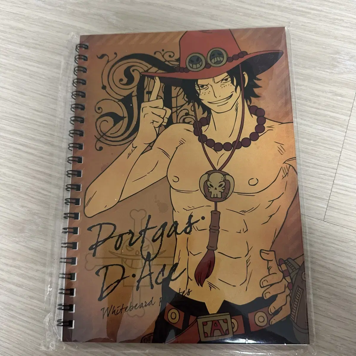 Unsealed ONEPIECE Ace A5 Notebook