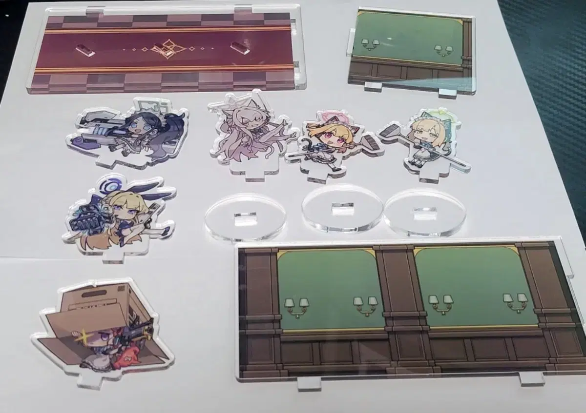 BlooArchives Pure White Trailer Diorama Set