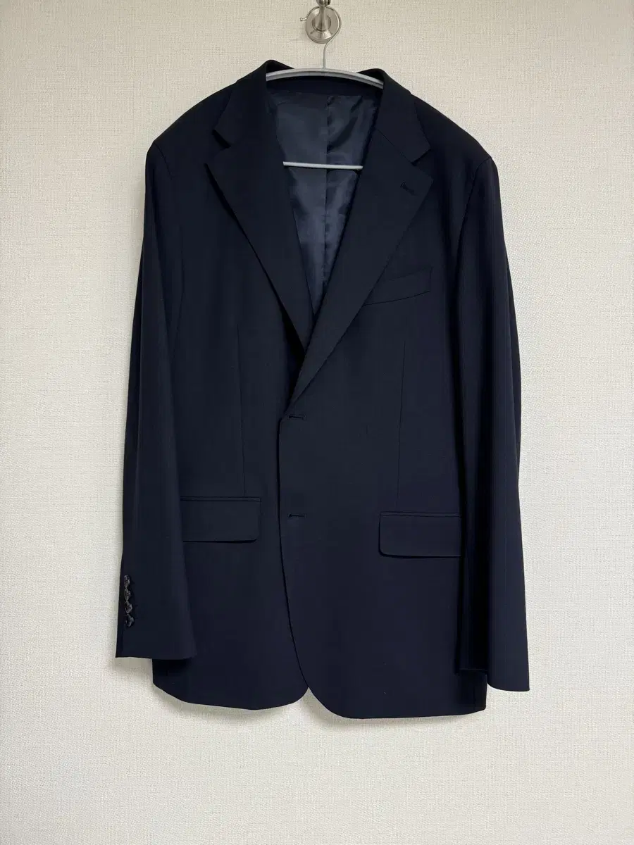 [110/90] Jike Navy Wool Solid Suit Setup (PHJAH2003)