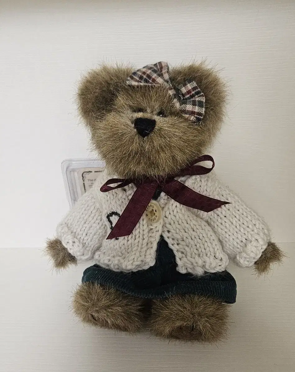 Boys Bear Ribbon Bear Doll