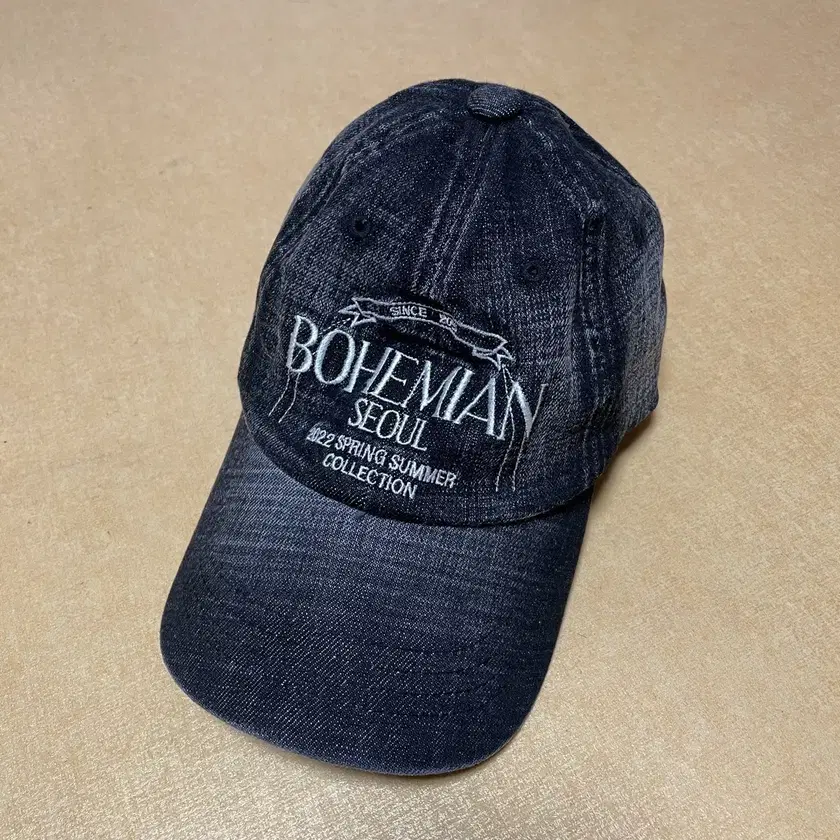 【BOHEMIAN SEOUL】BOHEMSEO SIGNATURE LOGO COTTON BALL CAP BOHEMIAN SEOUL] SIGNATURE LOGO COTTON BALL CAP, BLACK 正規品