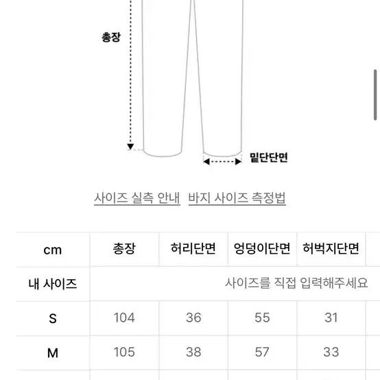 꼼파뇨 믹스드 절개 데님 M