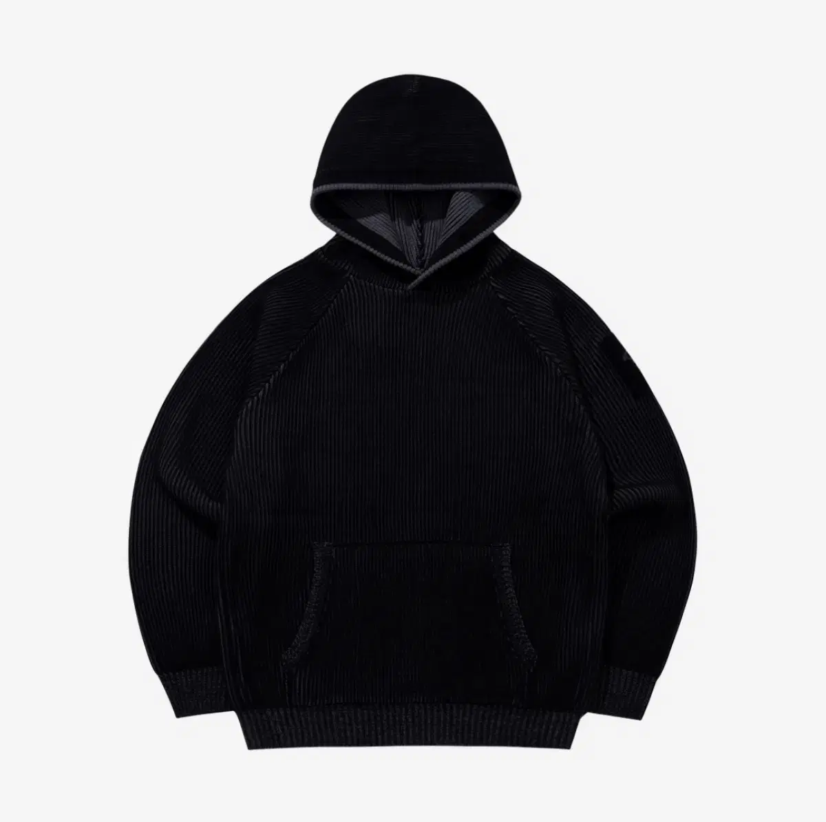 [1] San San Gear Hooded Knit Black