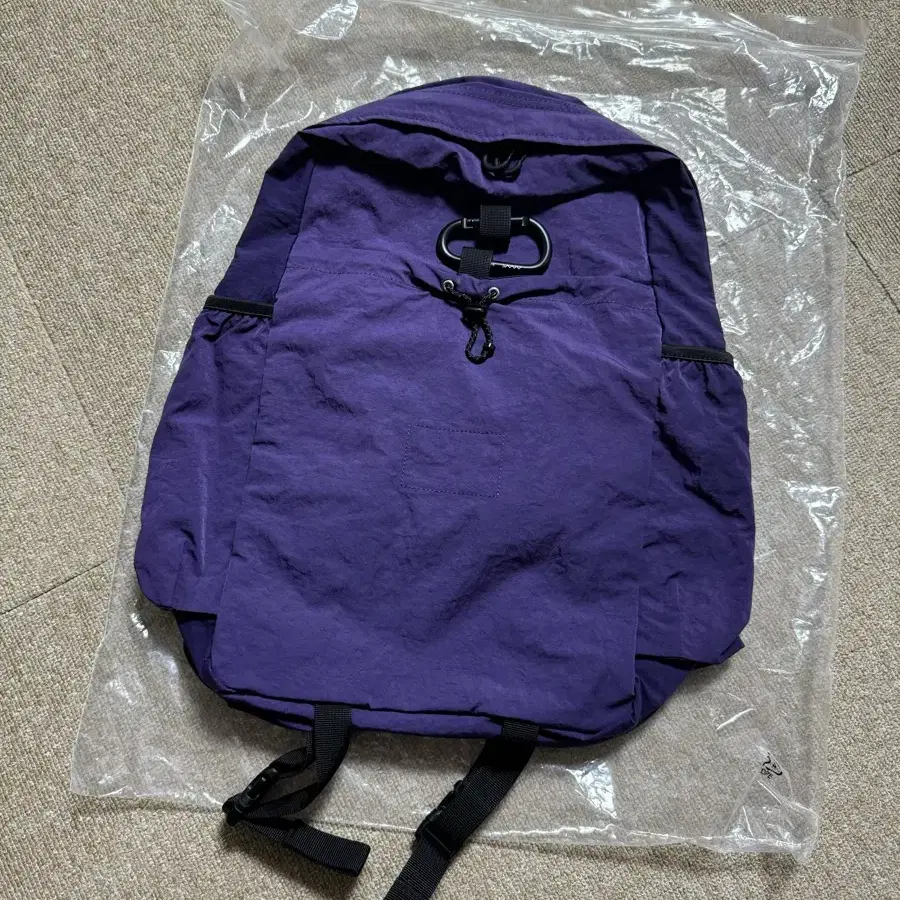 mmo backpack nylon twill purple 에메모가든 백팩