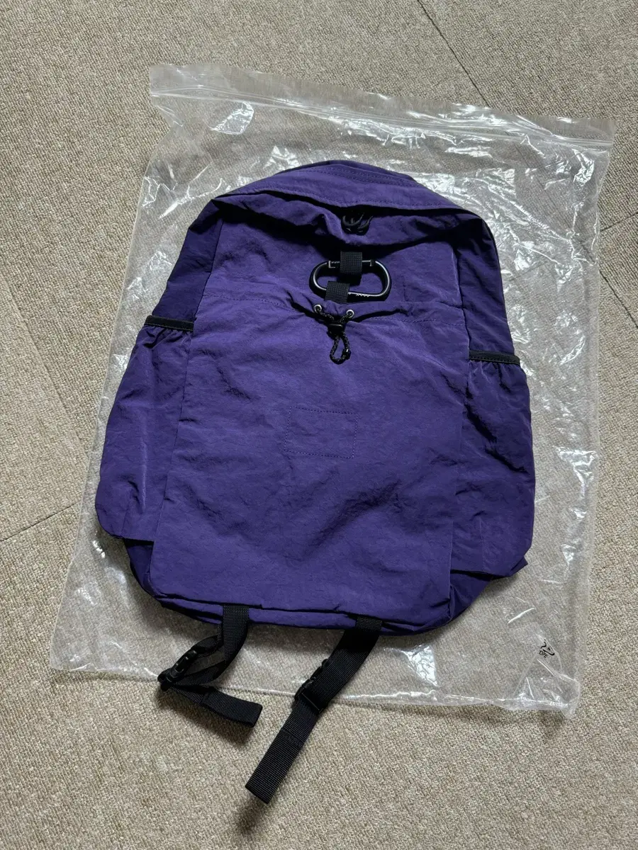 mmo backpack nylon twill purple 에메모가든 백팩