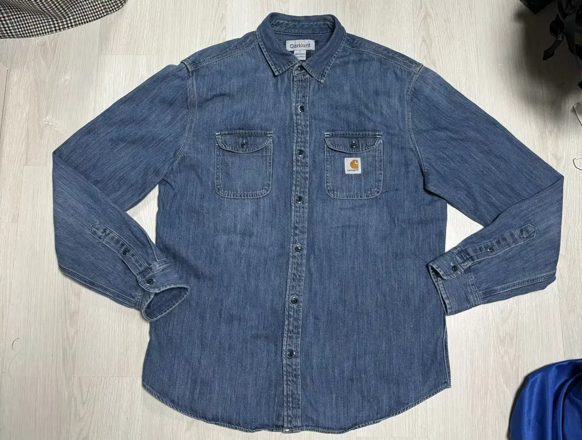 Calhart Long Sleeve Denim Shirt Size L Sells