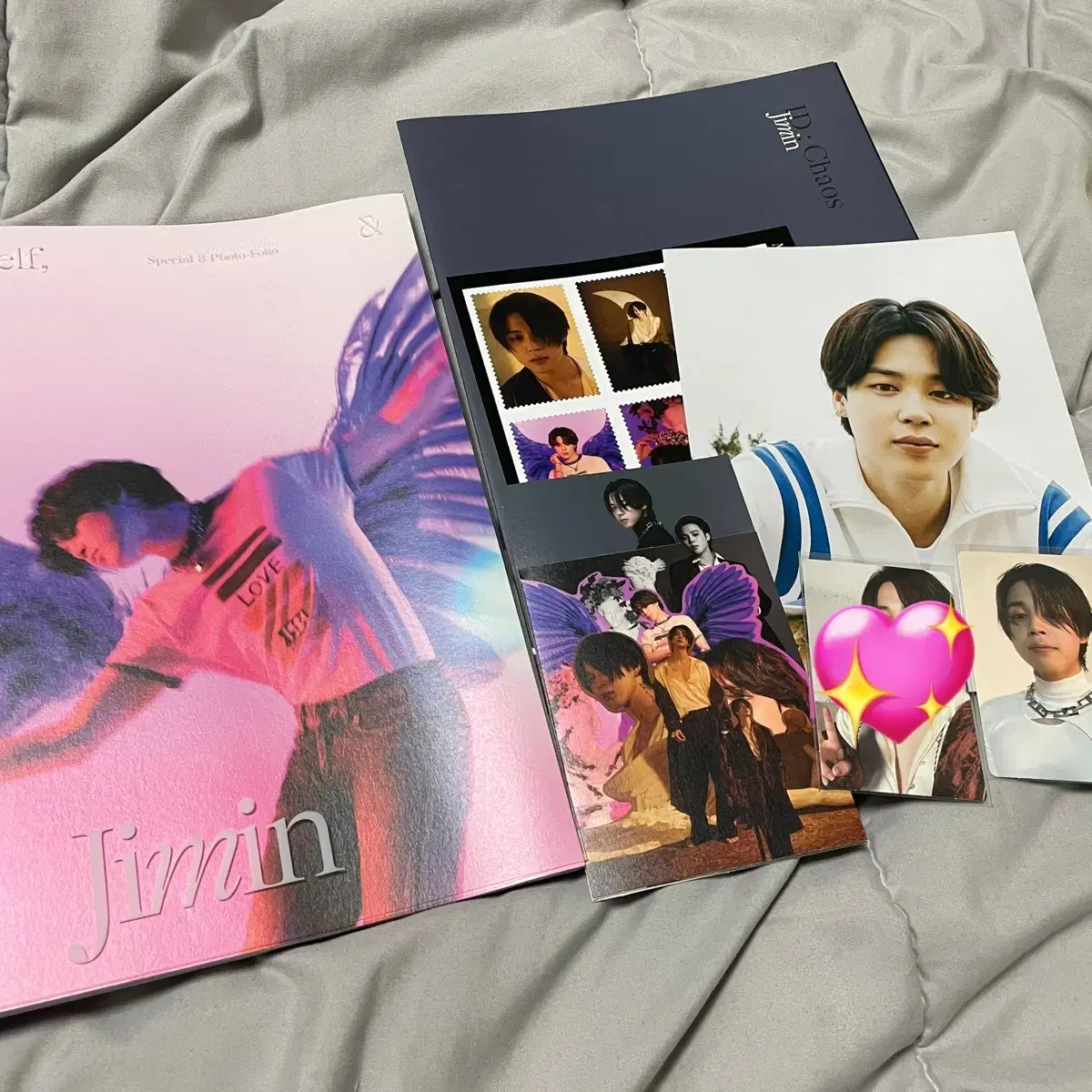 bts jimin chaos photobook full set photocardbulk