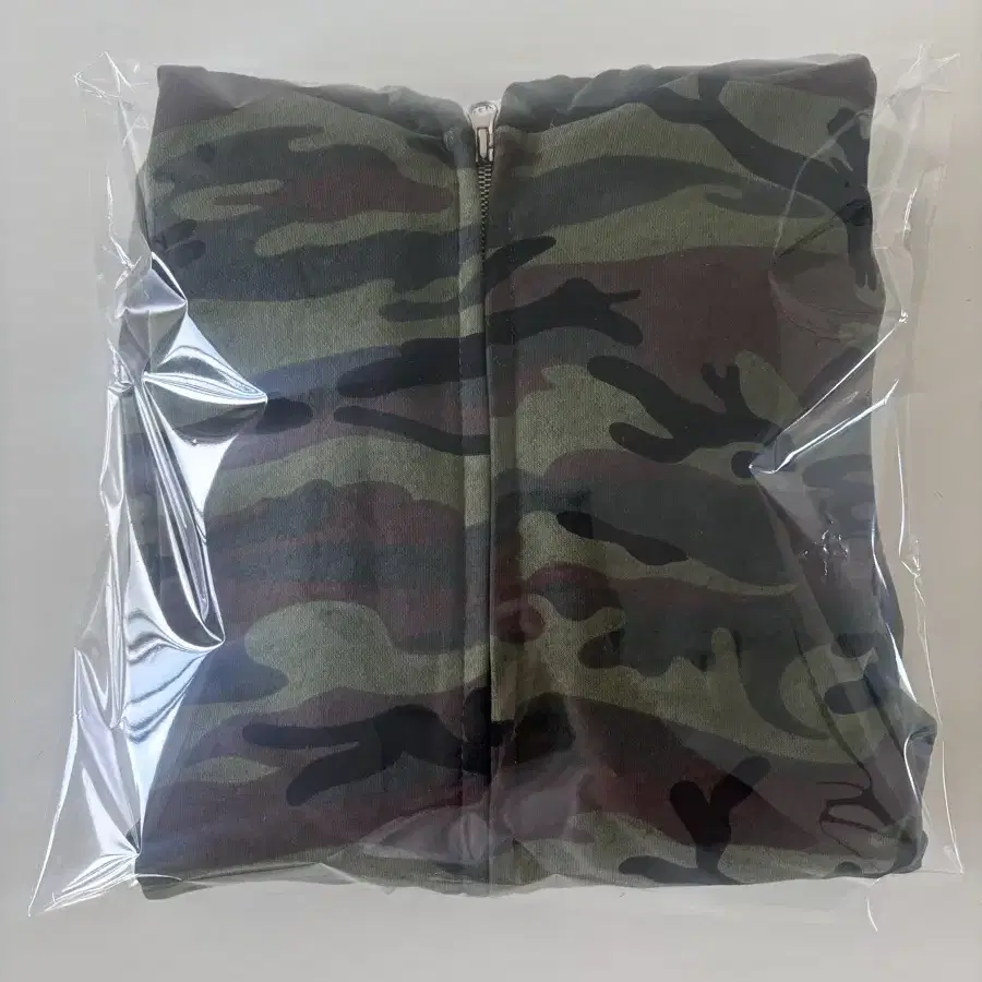 샵페어리 camouflage maxi zip-up 카모 후드집업