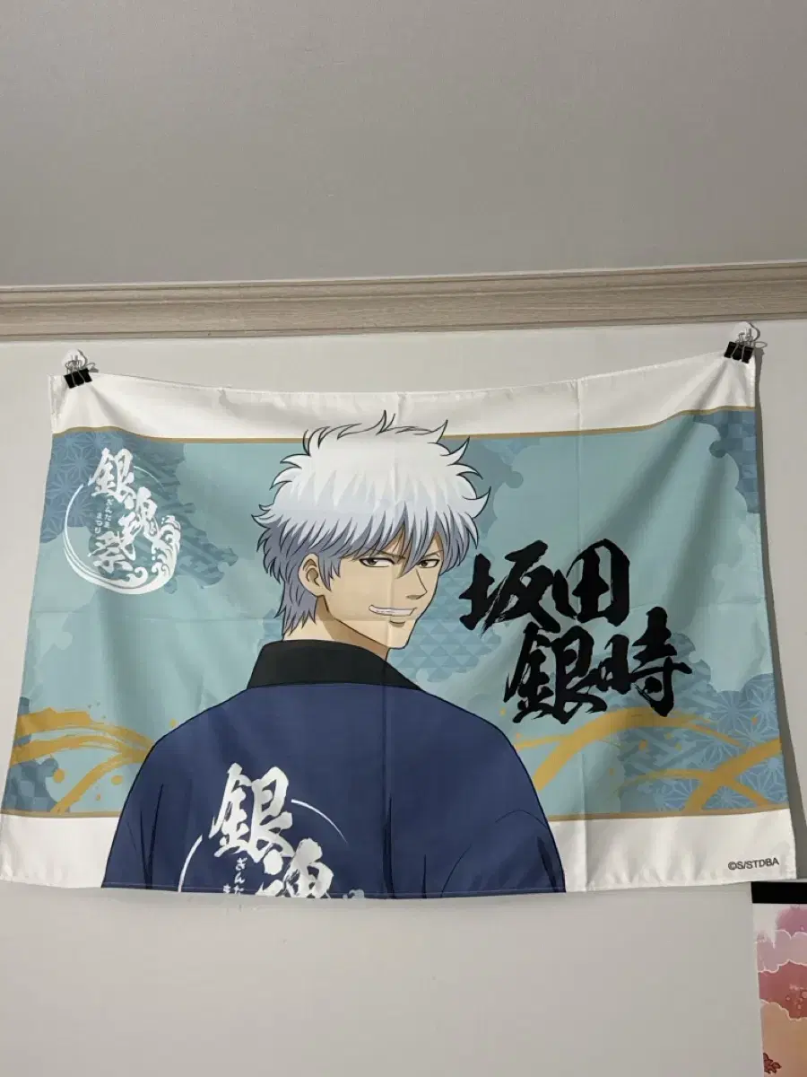 Gintama Asakusa Matsuri pre-order benefit fabric poster