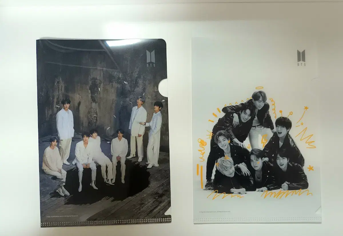 BTS bts Official Goods album Mini L-shaped file