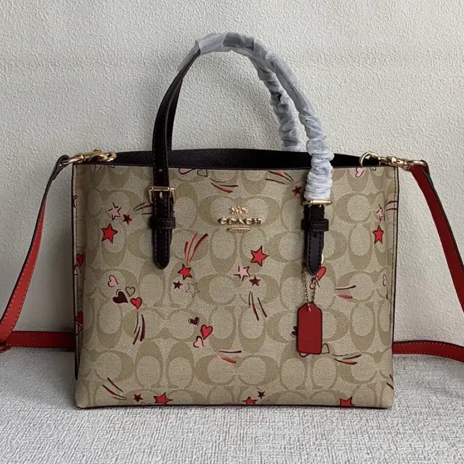 코치 COACH CK561 OS 여자 가방 하트 스트 프린티드 몰리 25