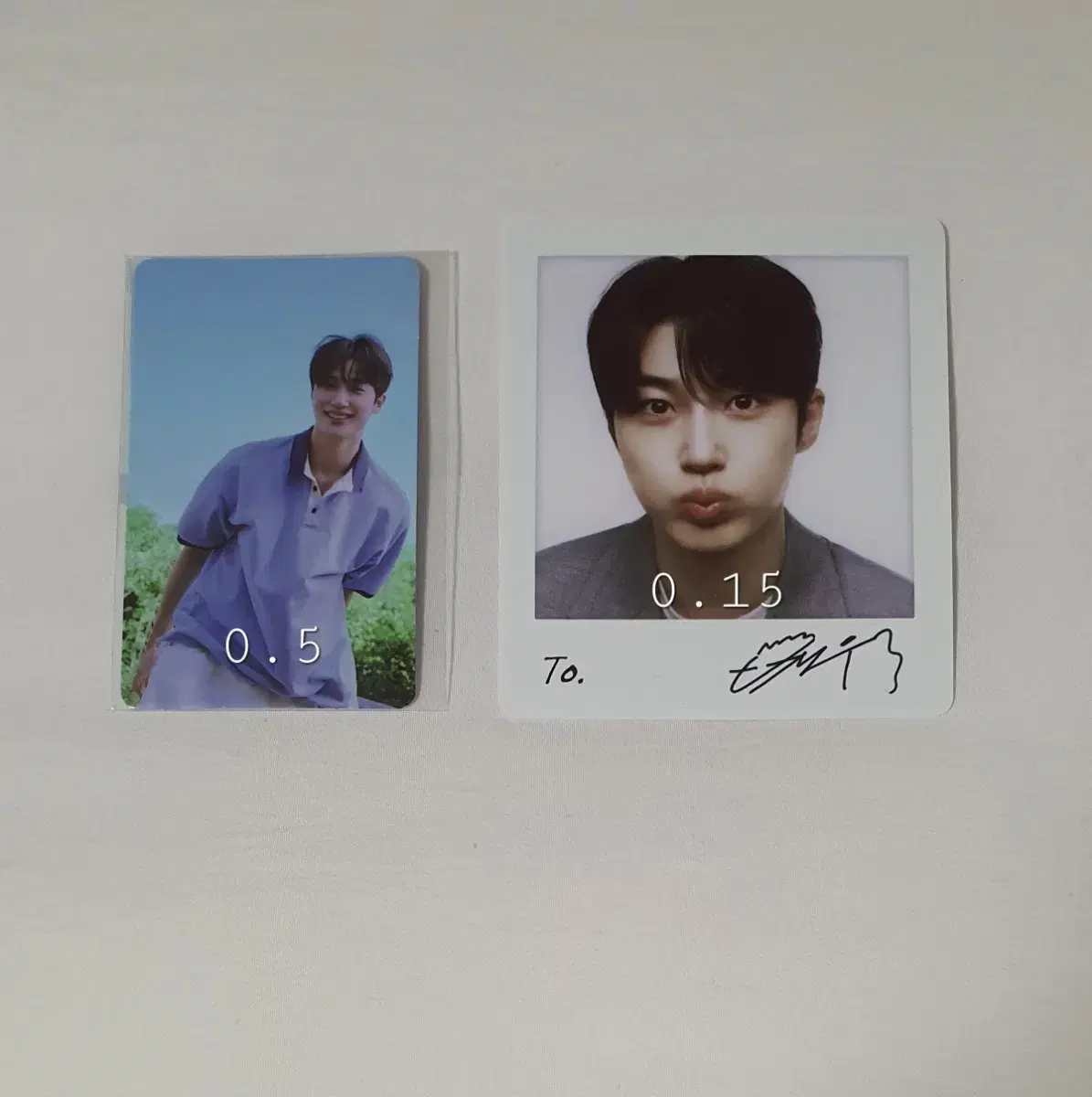 [Price Reduced] Wooseok Byun Photo Card photocard Paldo Bibimyeon Physiogel