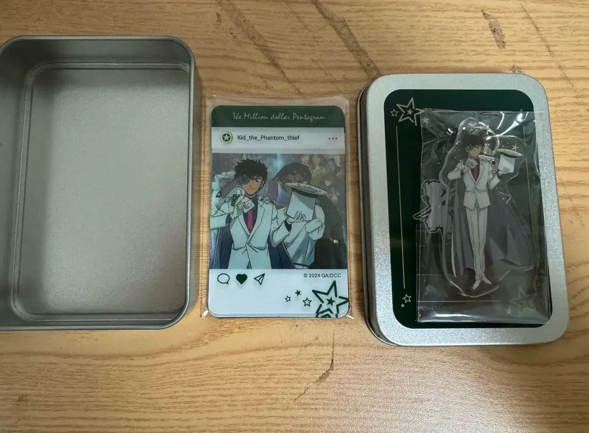 Detective Conan The Million Dollar Pentagram Geekdoc keyring TinCaseSet