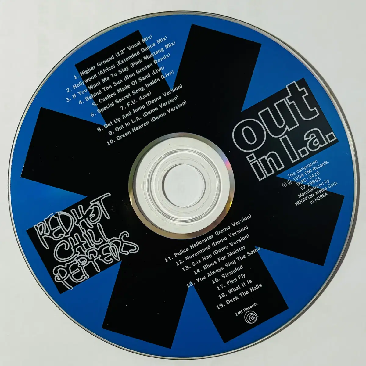 RHCP - Out In L.A. (CD) 한국반 1994 NM-