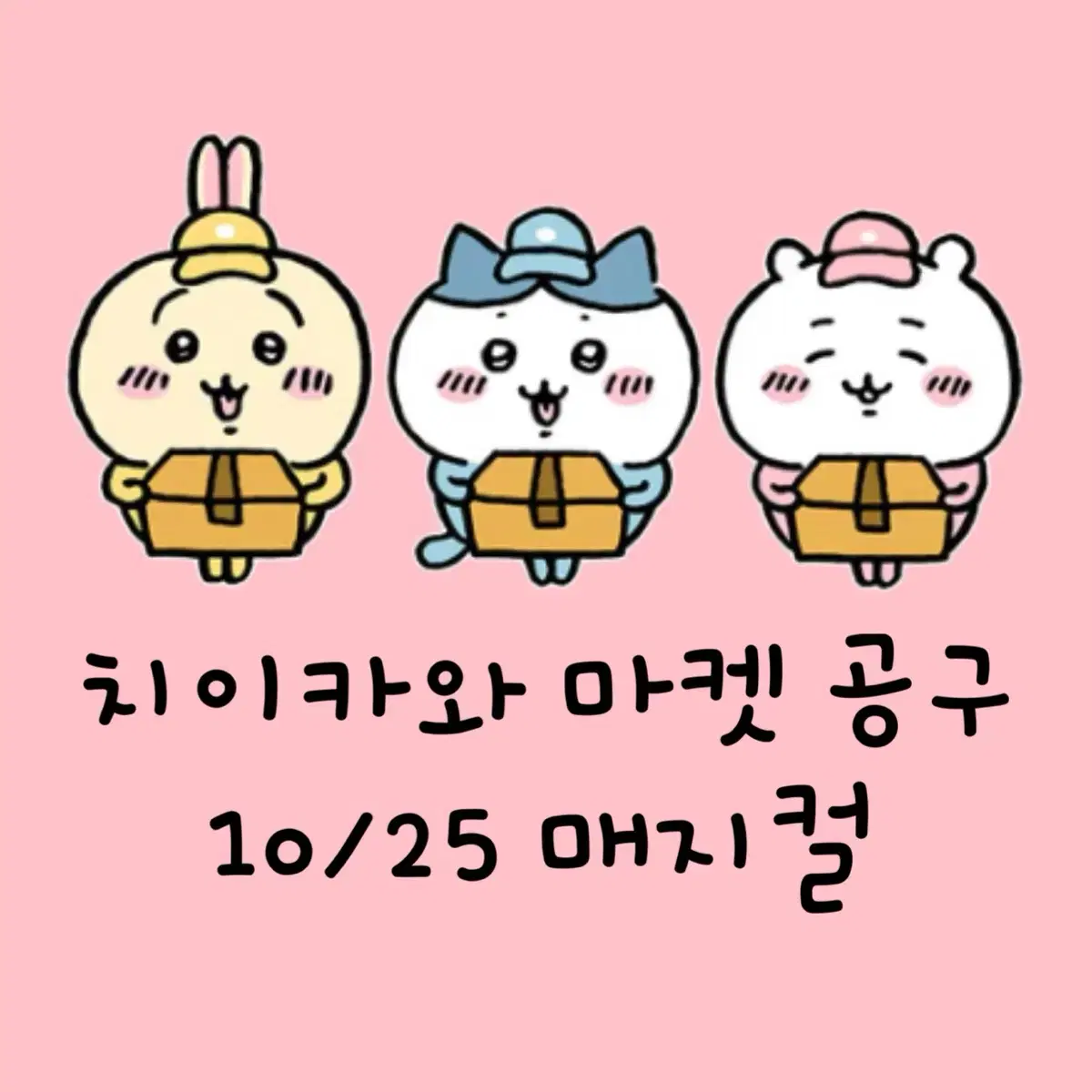 치이카와 공구 10/25 매지컬 신상