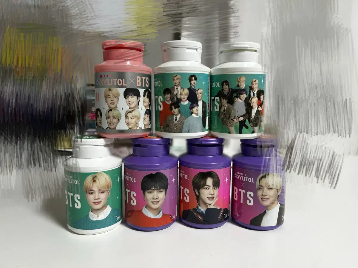 Bangtan Xylitol Gum Tins