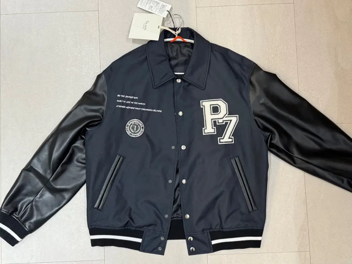 Plas Nylon Varsity Jacket