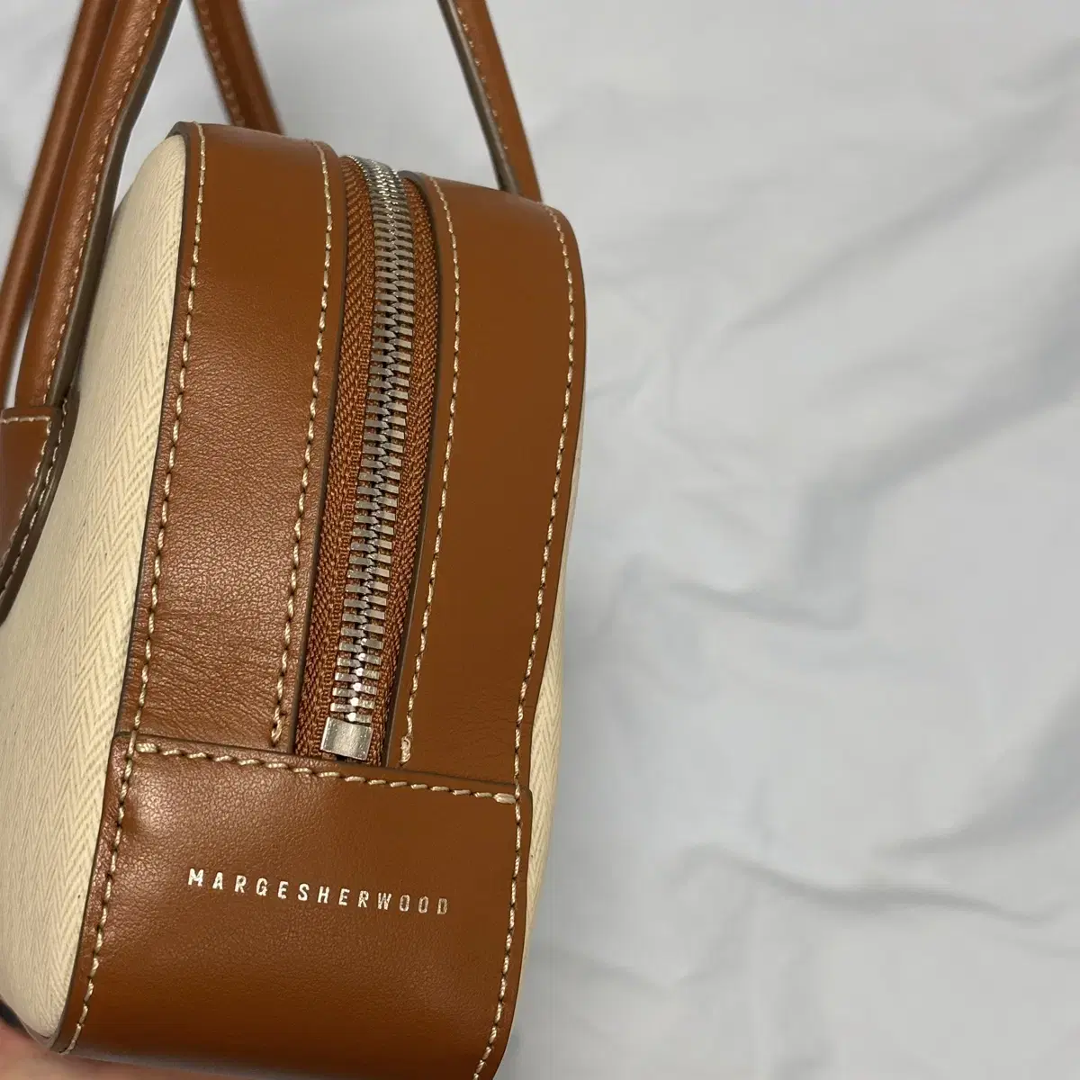 마지셔우드 BESSETTE TOTE_canvas brown 베셋 토트백