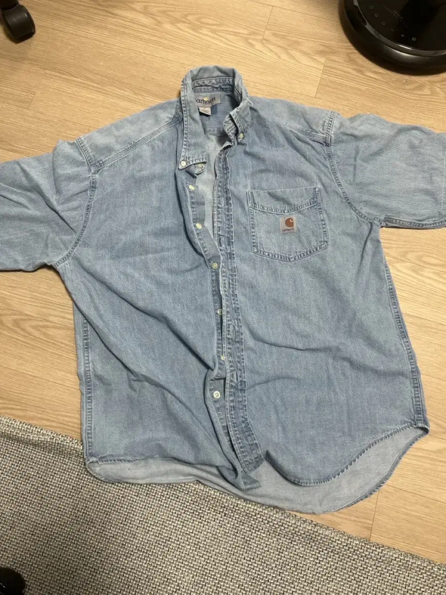 Calhart Denim Half-Shirt