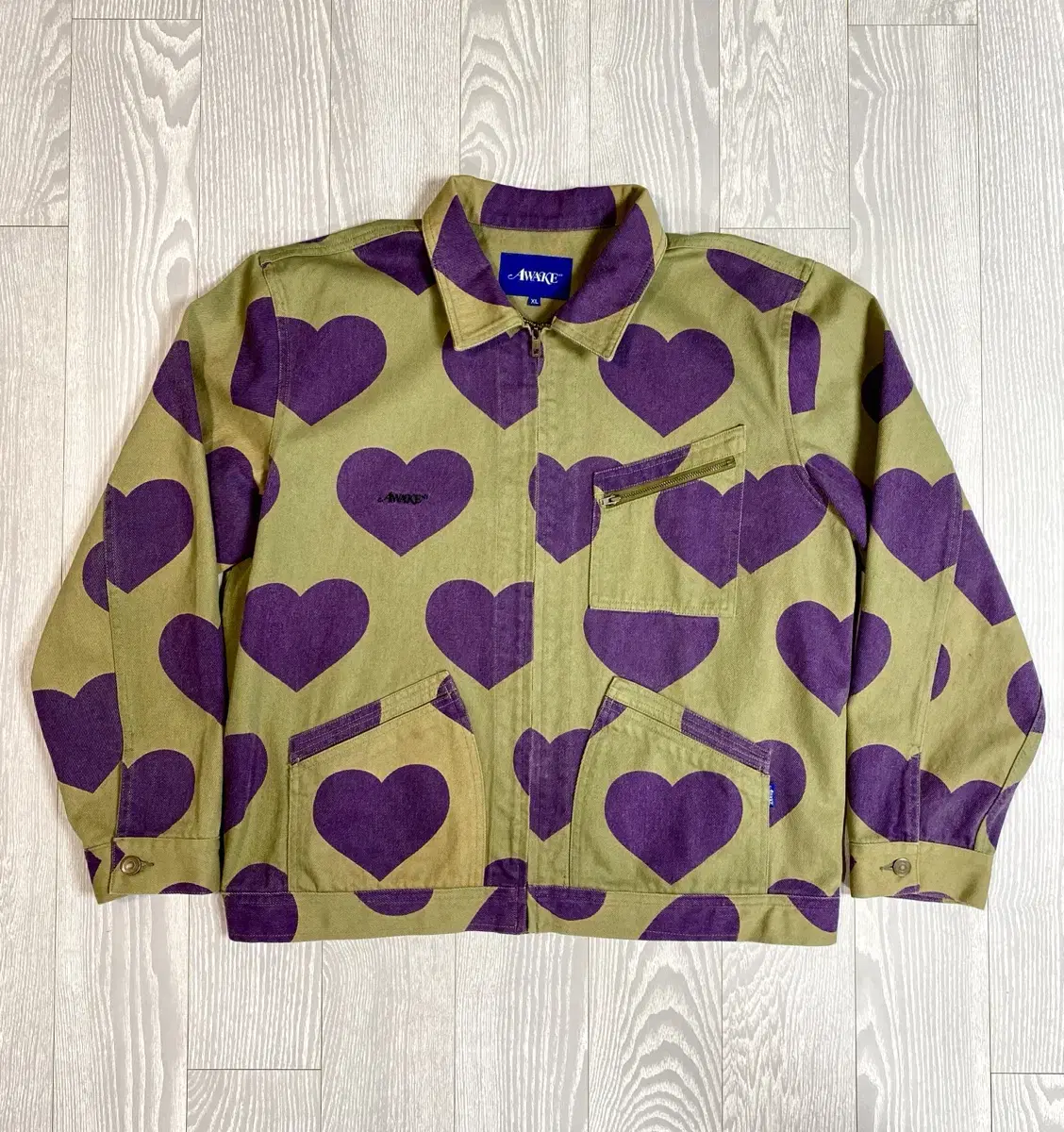 Awake New York Heart Harrington Jacket XL