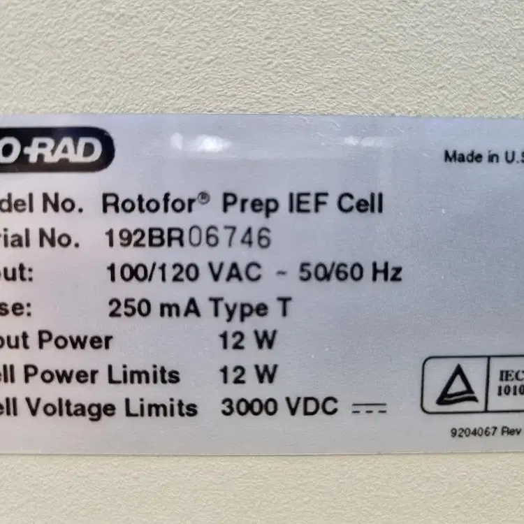 BIO-RAD ROTOFOR Prep IEF Cell