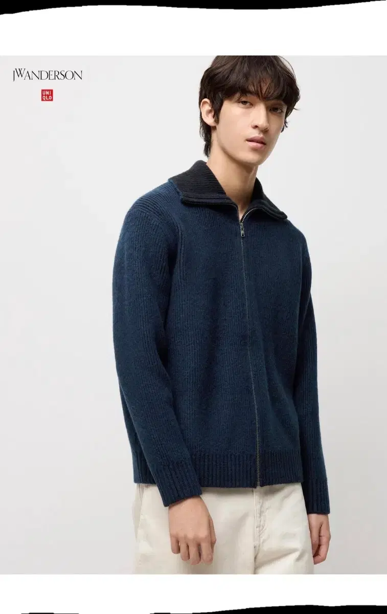 Uniqlo JW Anderson Soufleyan Rib Pullover Sweater Knit Cardigan JWA New