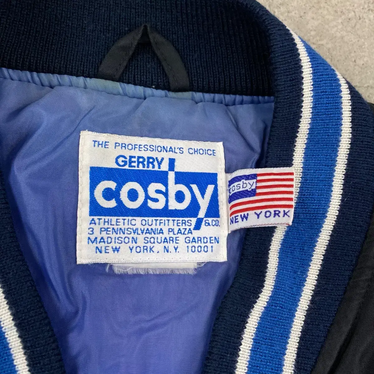 90s USA VTG Cosby 스카치 나일론 바시티 자켓 (105)