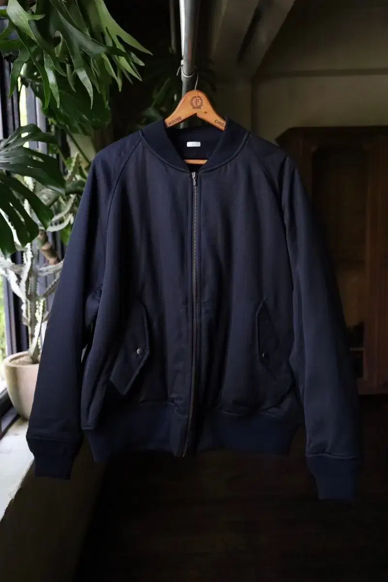 [3] a.presse 24AW silk padded jacket navy