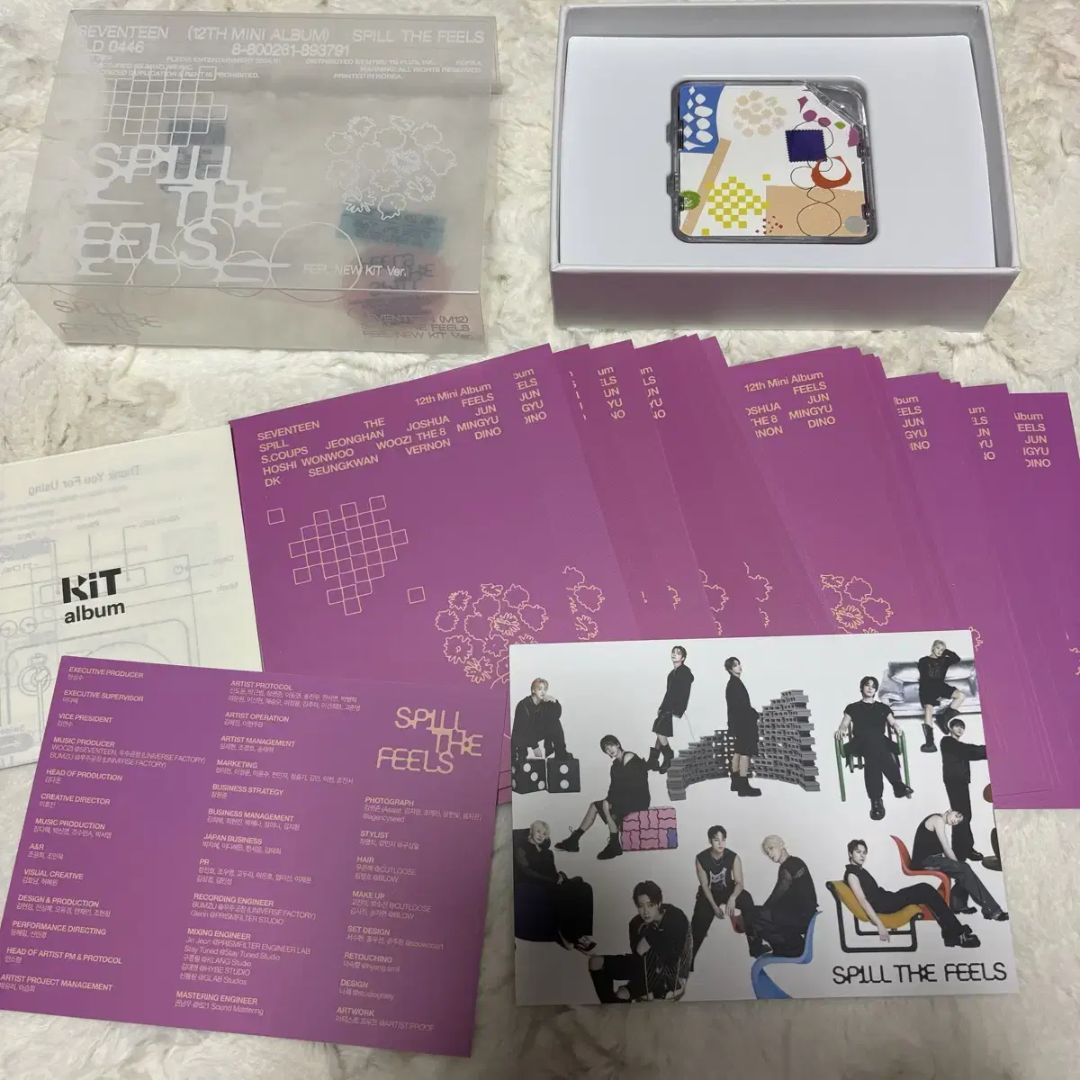 세븐틴 미니12집 키트 FEEL NEW KIT 개봉상품