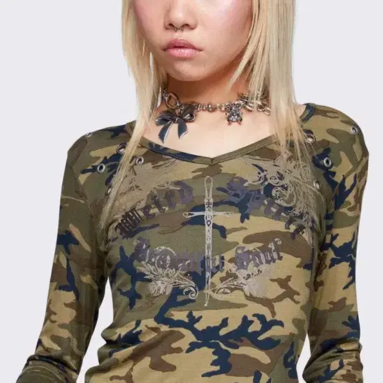 밍가런던 CAMO LONG SLEEVE