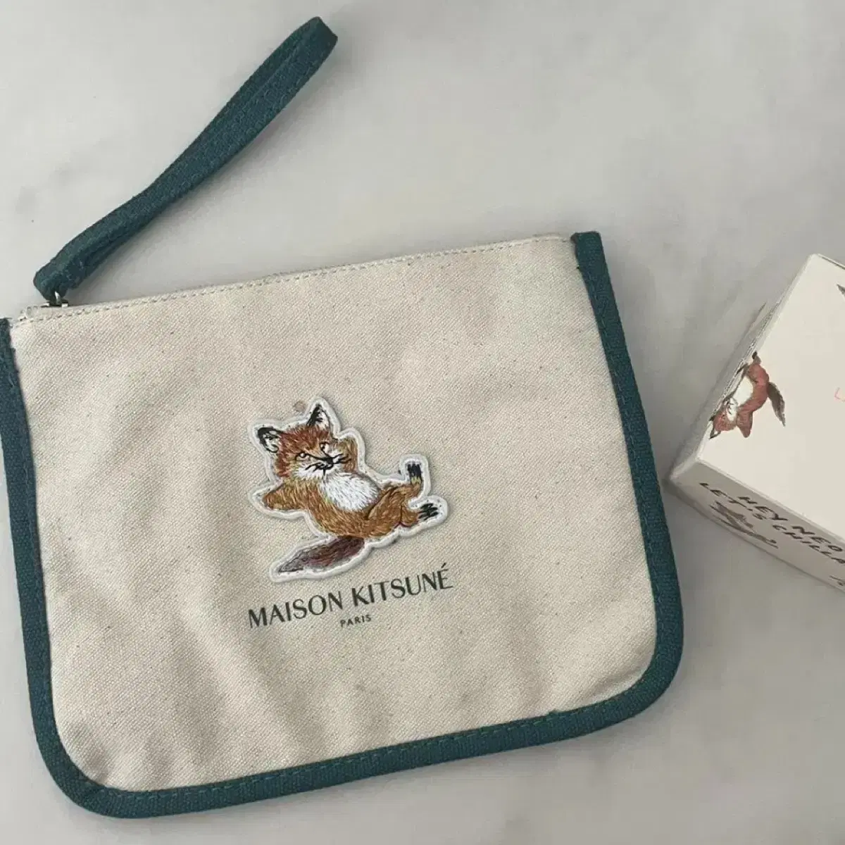 Maison Kitsune pouch LANEIGE