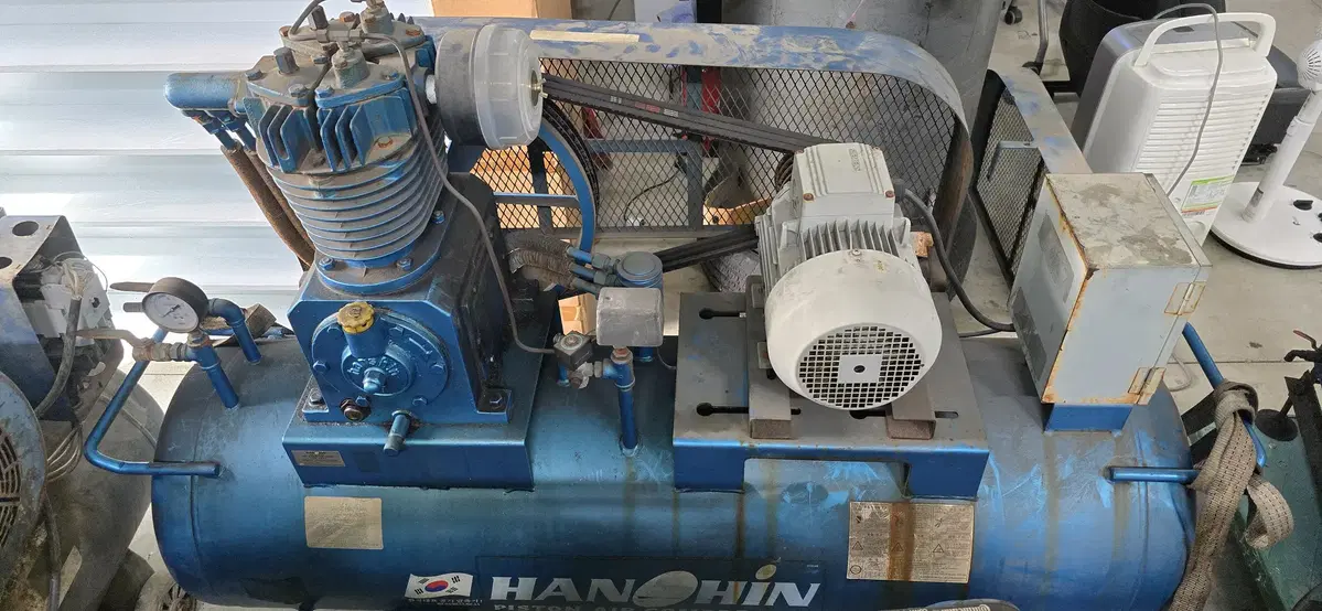 Dispose of 5 hp Hanshin Compressors.