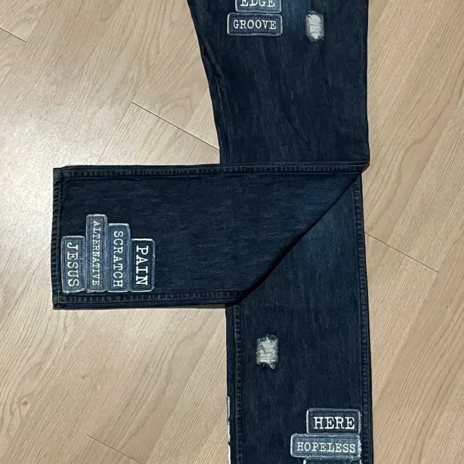 Number (N)ine 02ss Patch Denim 넘버나인 데님