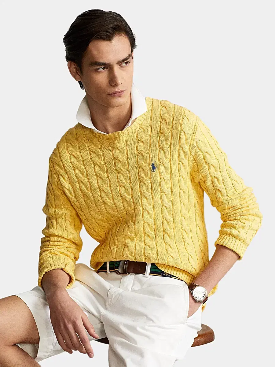 [L] Polo Ralph Lauren Cotton cable-knit sweater