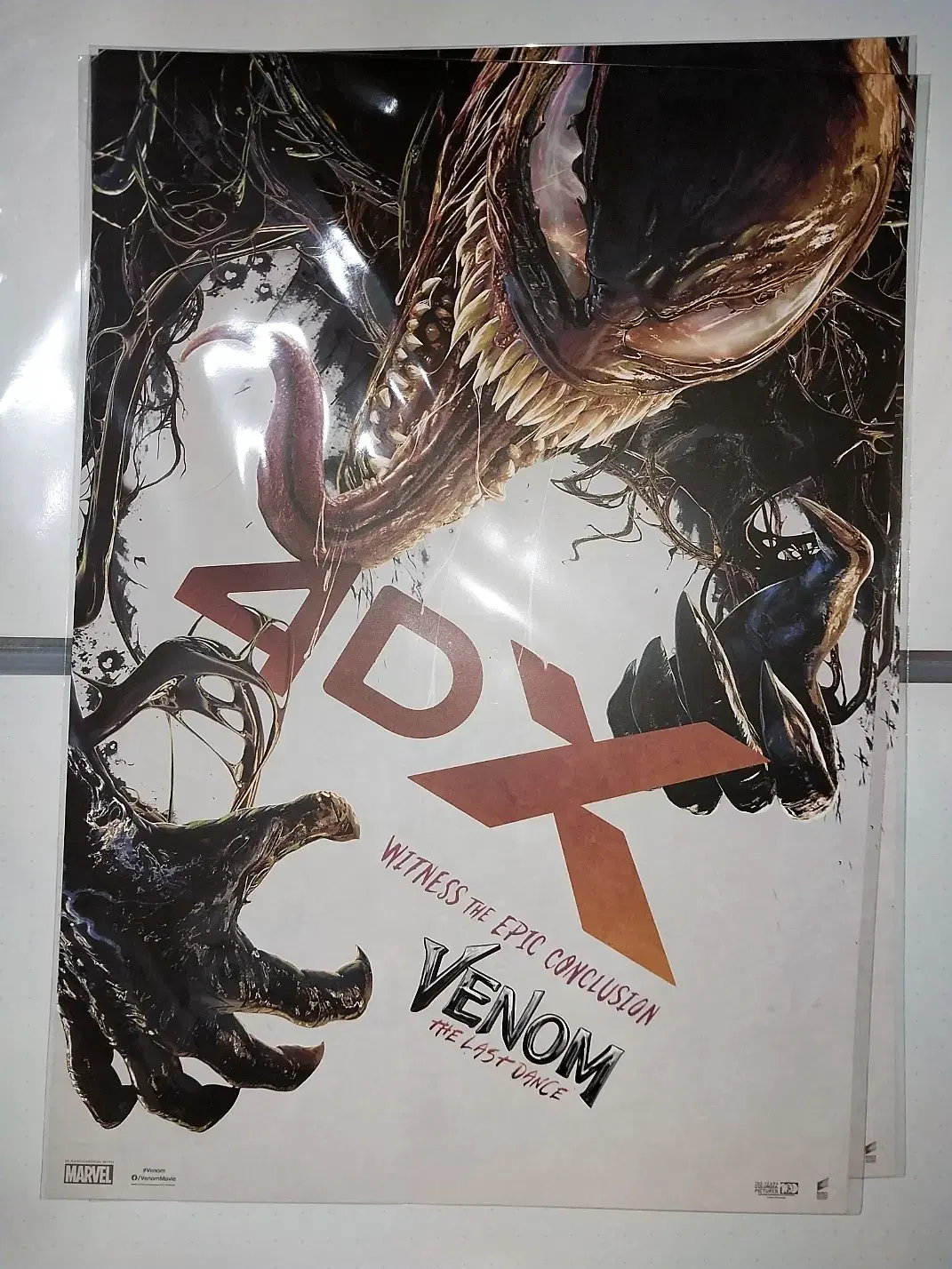 CGV TTT+4DX poster - Venom: The Last Dance