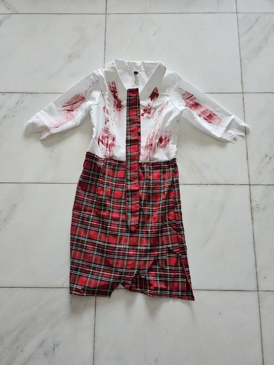 (NEW) Halloween Costume Zombie School Uniform