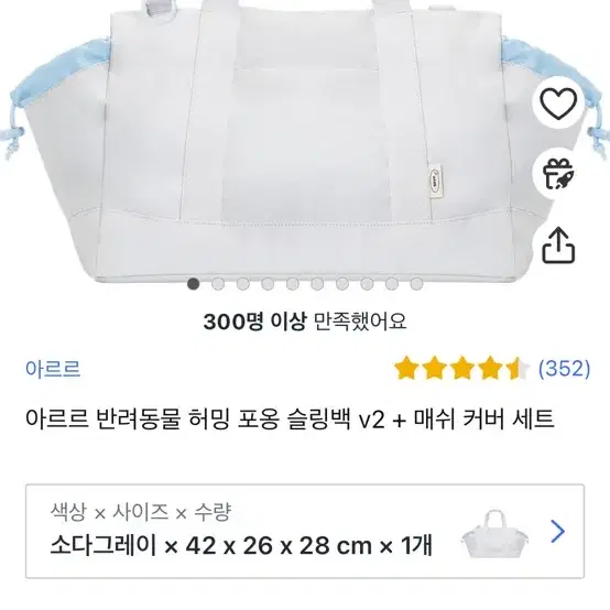 아르르 강아지 이동가방