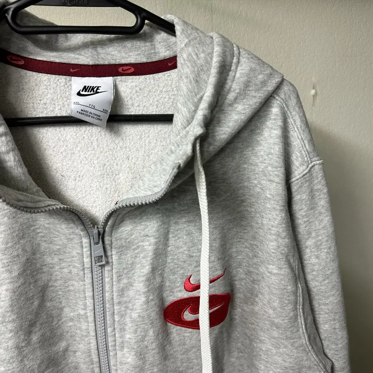 Nike Double Swoosh Grey HoodieSetup