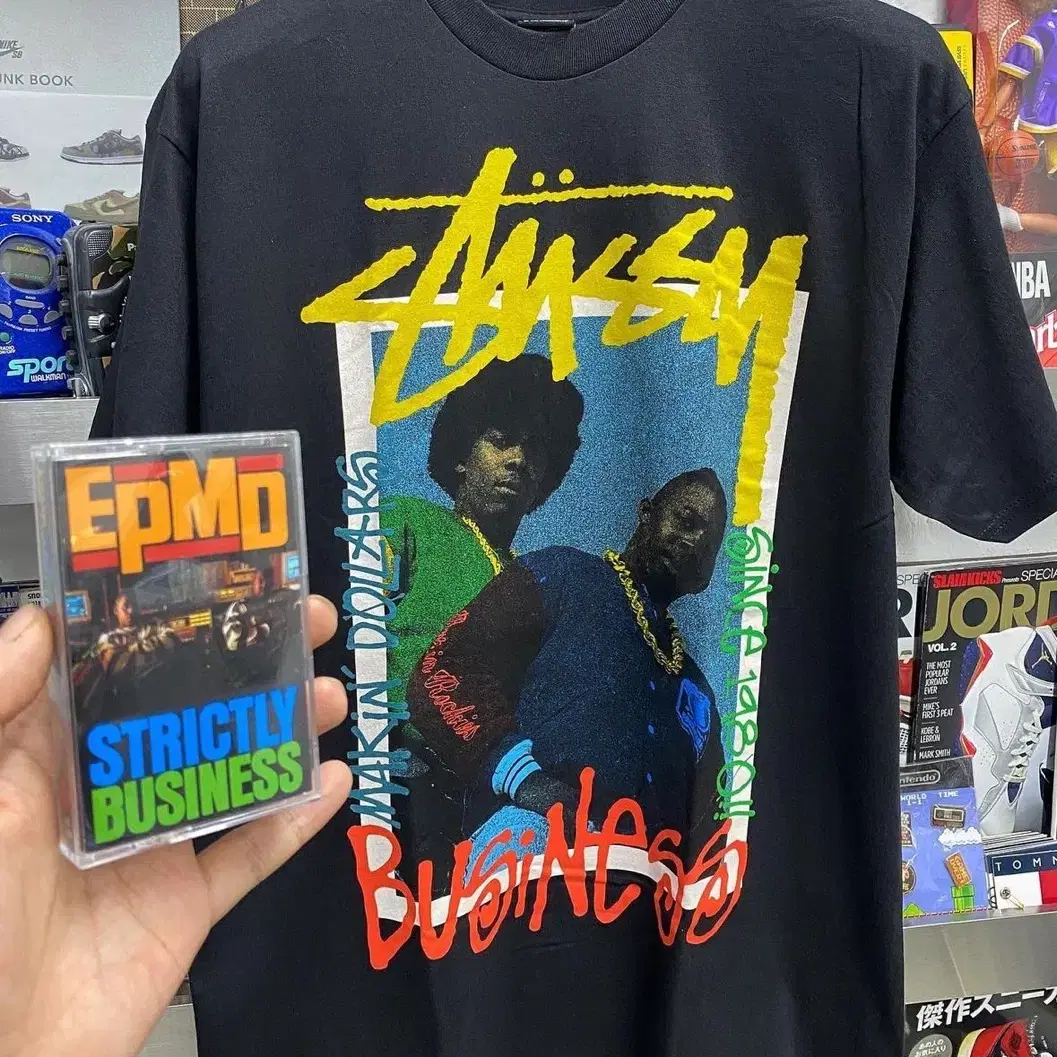 STUSSY X EPMD STRICTLY BUSINESS TEE 2008