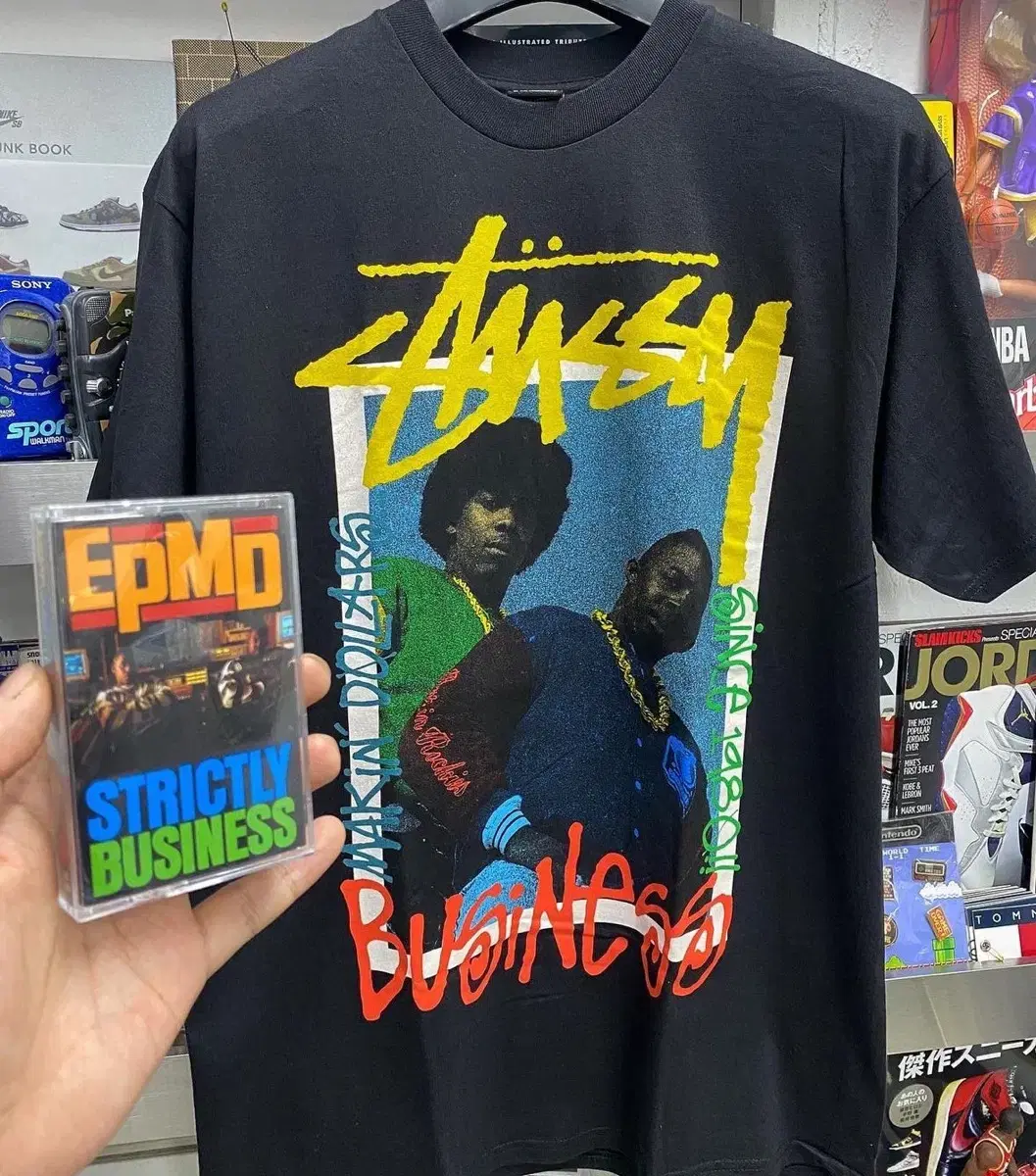 stussy x epmd strictly business tee 2008