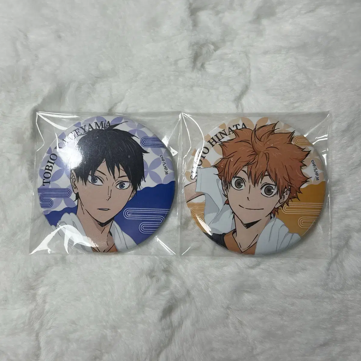 Haikyuu hinata Kageyama Paradise Bath Can Badge in Bulk