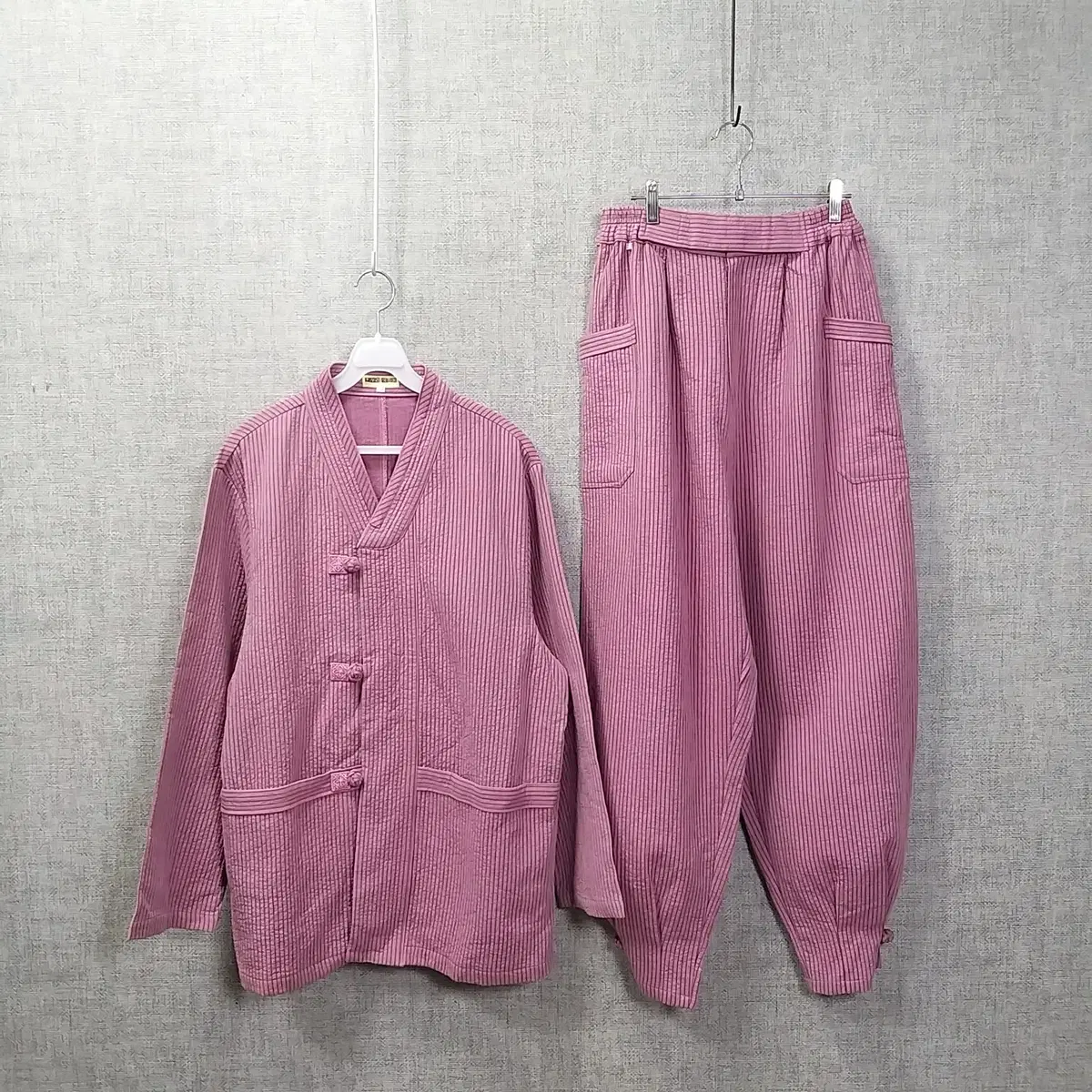 3c. han woori color dongok dark pink cotton quilted living clothes men100