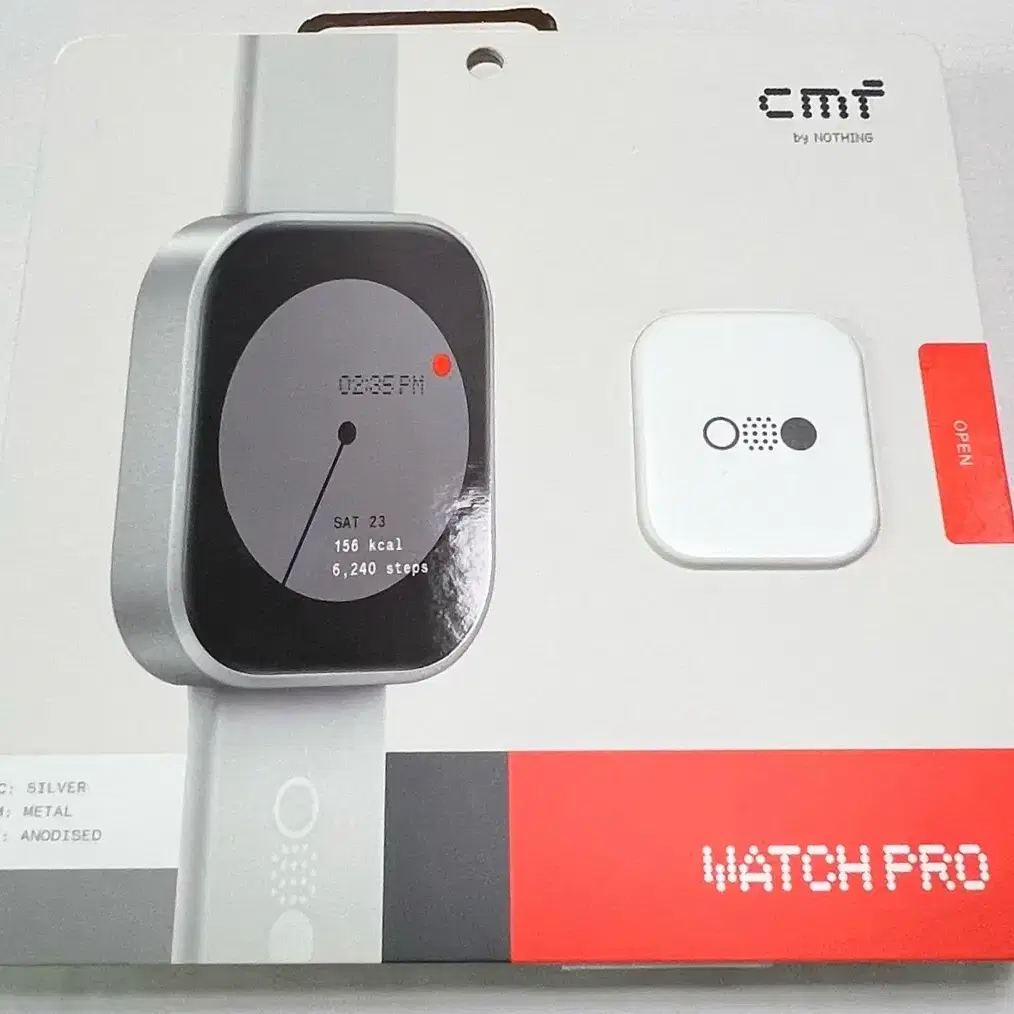 CMF WATCH PRO(워치프로)실버색상 스마트 워치 판매합니다!